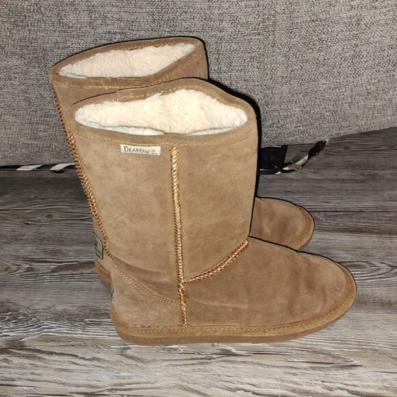 BearPaw brown   lined winter boots  Sz 8 - Picture 5 of 8